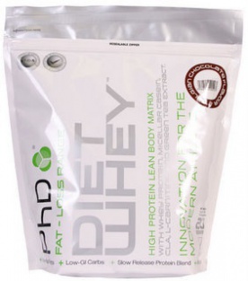 PhD Diet  Whey Protein 1000 g - banán VÝPRODEJ (POŠK.OBAL)