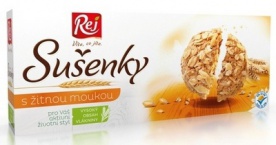 REJ Celozrnné žitné sušenky 6 x 20 g
