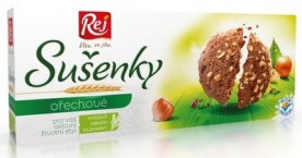 REJ Celozrnné lískooříškové sušenky 6x20g