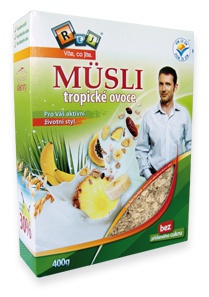 REJ Müsli s tropickým ovocem 400 g