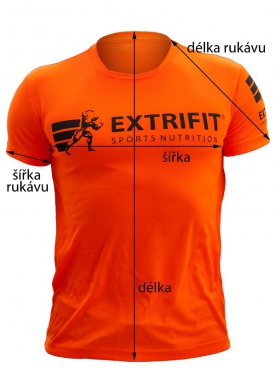Extrifit tričko oranžové