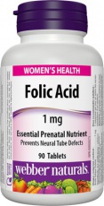 Webber Naturals Folic Acid 90 tablet