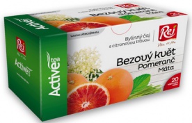 REJ Čaj ACTIVE bylinný čaj s citronovou trávou 20 x 1,5 g