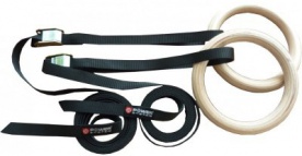 Power System Gymnastické kruhy Gymnastic Wooden Rings