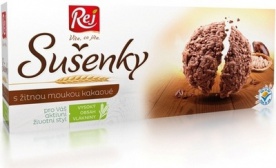 REJ Žitné kakaové sušenky 6x20g