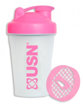 USN šejkr 400ml - růžová
