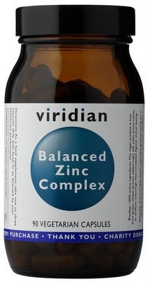 Viridian Balanced Zinc Complex 90 kapslí