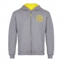 Gold's Gym pánská mikina na zip šedá