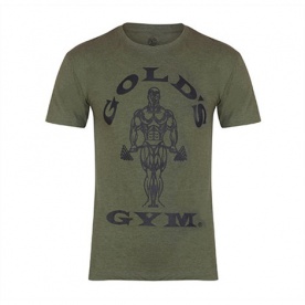 Gold's Gym pánské tričko army zelená