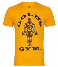 Gold's Gym pánské tričko žluté
