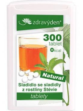 Zdravý den Stevia tablety 300 tablet 18g