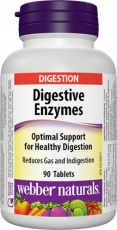 Webber Naturals Trávicí Enzymy 90 kapslí