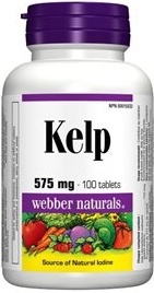 Webber Naturals Kelp 575mg 100 tablet