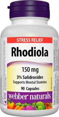 Webber Naturals Rhodiola 150mg 90 kapslí