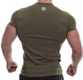Gold's Gym pánské tričko Vintage Army