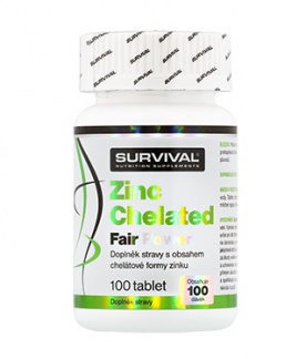 Survival Zinc Chelated Fair Power 100 tablet