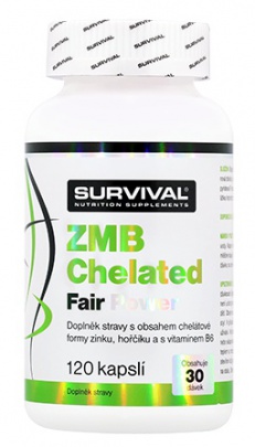 Survival ZMB Chelated Fair Power 120 kapslí