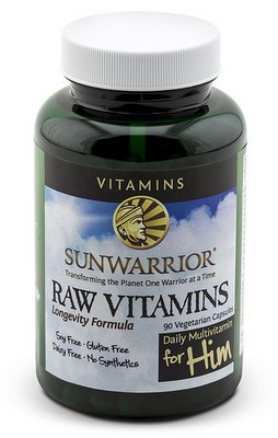 Sunwarrior Raw Vitaminy pro muže 90 kapslí