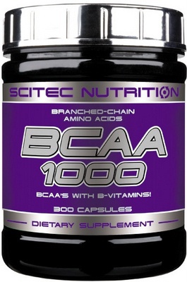 Scitec BCAA 1000 300 kapslí PROŠLÉ DMT 12.2021