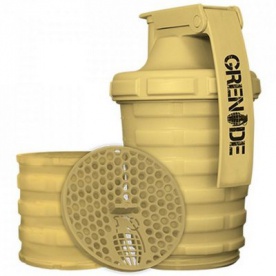 Grenade Šejkr 600 ml s dávkovačem - pískový