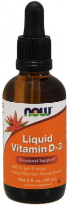 Now Foods Tekutý Vitamín D3 59ml
