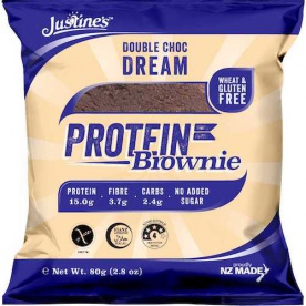 Justines Protein Brownie 80g - dark chocolate
