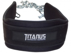 Titánus pás s dopomocí s řetězem - Dip Belt