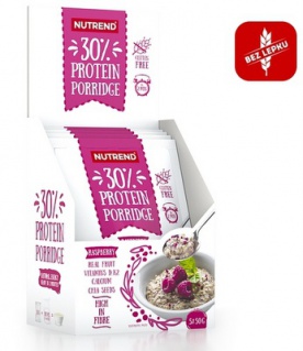 Nutrend Protein Porridge 5 x 50g - malina VÝPRODEJ