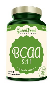GreenFood BCAA 2:1:1 120 kapslí
