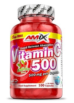 Amix Vitamin C 500 mg 125 kapslí