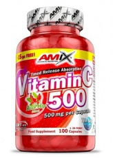 Amix Vitamin C 500 mg 125 kapslí