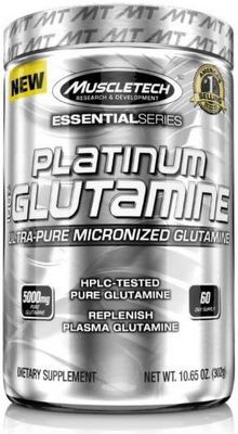 MuscleTech Platinum 100% Glutamine 300 g PROŠLÉ DMT