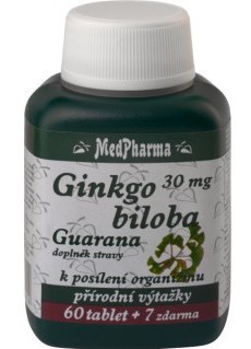 MedPharma Ginkgo biloba 60mg forte 67 tablet PROŠLÉ DMT