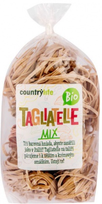 Country life BIO Těstoviny tagliatelle mix 400g