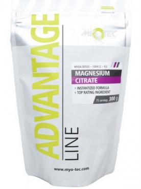 MyoTec Magnesium Citrate 300g VÝPRODEJ (POŠK.OBAL)