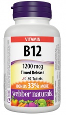 webber Naturals Vitamin B12 80 tablet