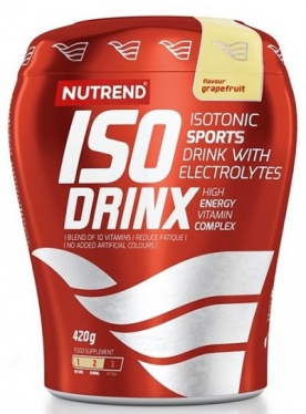 Nutrend Isodrinx 420 g + Bidon 2019 500 ml žlutý ZDARMA