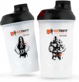 Extrifit Šejkr 600 ml transparentní