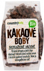 Country Life BIO Kakaové boby drcené 100g