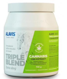 Alavis Triple Blend Extra Silný + Cannabis CBD Extrakt 700 g