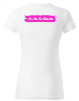 Fitness007 Dámské tričko bílé #jdudosebe