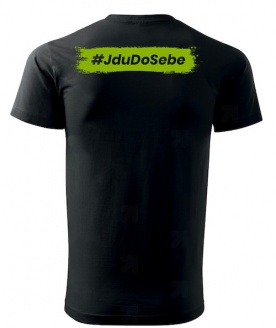 Fitness007 Pánské tričko černé #jdudosebe