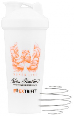 Extrifit Šejkr Women Line 600 ml bílá
