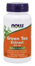 Now Foods Green Tea 400 mg 100 kapslí VÝPRODEJ