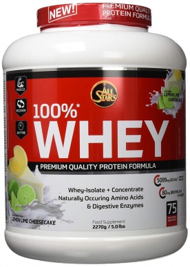 All Stars 100% Whey protein 2270g - pina colada PROŠLÉ DMT 16.10.2020