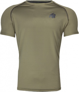 Gorilla Wear Pánské tričko Performance Army zelená