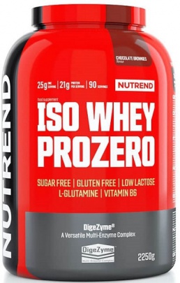 Nutrend Iso Whey Prozero 2250 g