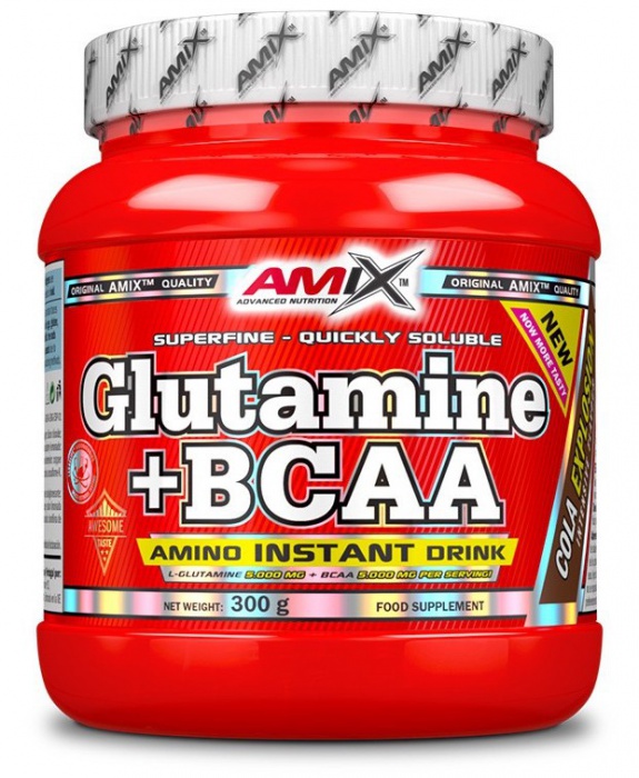 Amix Glutamine + BCAA powders 300g Fitness007.cz