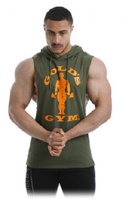 Gold's Gym Pánská vesta GGSWT143 khaki