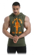 Gold's Gym Pánská vesta GGSWT143 khaki